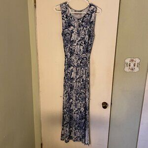 Chico's Tropic Print Maxi Dress Size 1/Medium